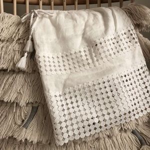 Vineyard Vines White Strapless Swim Coverup